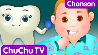 Brosse Tes Dents Brush Your Teeth  Bonnes Habitudes Comptines Pour Enfants  ChuChu TV [upl. by Nedloh662]