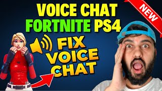 Fix Voice Chat on Fortnite PS4  Quick FIX [upl. by Wood]