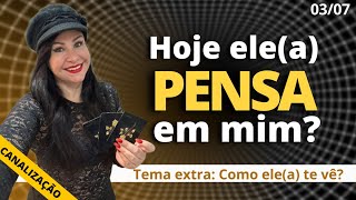 TAROT  LIVE Elea pensa em mim Hoje ❤️ 0307 quarta Baralho Cigano [upl. by Marchall]