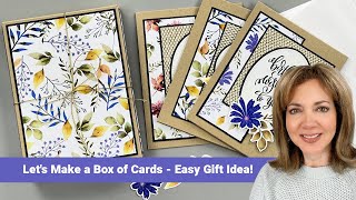 Lets Make a Box of Cards Fun Gift Idea [upl. by Callida]