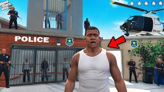 GTA 5  Franklins House Turns Into Police Station In Gta 5  GTA 5 mods [upl. by Yaral]