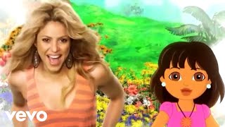 Shakira amp Dora La Exploradora  Todos Juntos Official Video [upl. by Rahmann]