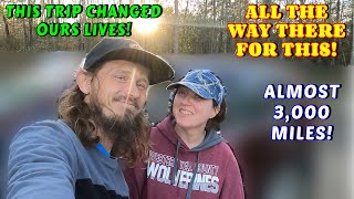 THIS ROAD TRIP CHANGED OUR LIVES  road trip couple builds tiny house homesteading offgrid [upl. by Lula]