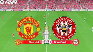 FC 24  Manchester United vs Brentford  2425 Premier League Season  PS5™ Full Gameplay [upl. by Gonroff]