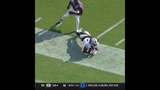 Davante Adams catches for a 30yard Gain vs Baltimore Ravens [upl. by Mastrianni]