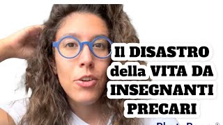 HO FATTO UN DISASTRO La vita degli insegnanti precari [upl. by Hirsch]