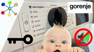 ⛔️🚼🔕👉 gorenje gyerekzár  signal némitás [upl. by Ecirtnuahs]