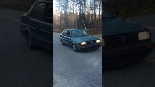 Mk2 jetta vr6 swap first run [upl. by Desimone401]