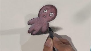 3D Gingerbread Man Drawing  Amazing Anamorphic Illusion on Paper [upl. by Leanora14]