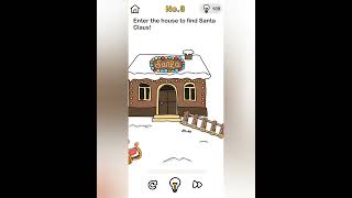 Enter the house to find Santa Claus  Brain Out save Santa Level 3 Answer  Gaming92 [upl. by Narine385]