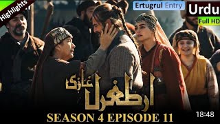 Ertugrul Season 4 Episode 11 in urdu  Ertugrul Ghazi Season 4 Episode 11  TRT Ertugrul by PTV [upl. by Aydin482]