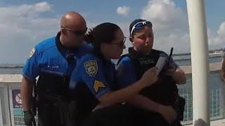 Miami Beach PD Googling The Open Carry Law Never Released Body Cams Open Carry Detainment [upl. by Hayley]