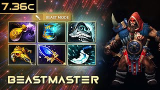 OFFLANE DKFOGAS BEASTMASTER 736  Dota2 4K [upl. by Nrek]