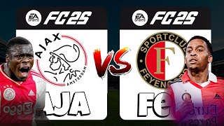 BESTE Ajax VS BESTE Feyenoord in FC25 [upl. by Celie]