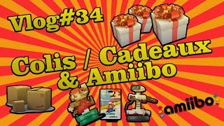 Vlog34 COLIS  CADEAUX amp AMIIBO [upl. by Skelly267]