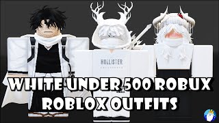 White Under 500 Robux Roblox Outfits [upl. by Maud]