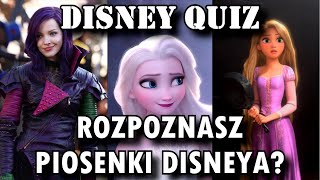 Disney Quiz Czy rozpoznasz piosenki z filmów Disneya [upl. by Annaohj286]