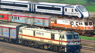 Push  Pull Trains vs Train Sets in Indian Railways  Multiple Unit traction [upl. by Anagnos]