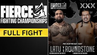 ZEKE LATU VS REUBEN ROUNDSTONE  FULL FIGHT [upl. by Oicnedif]