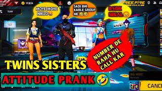 Noob Prank With Worldchat Cute Girl 🥰 100 Level Hip Hop Girl लेकिन Ye Kya हुआ😱Garena Free Fire Max🔥 [upl. by Noyek59]