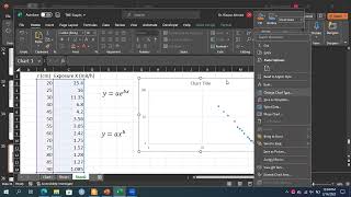 Loglog plot MS Excel [upl. by Hardie]