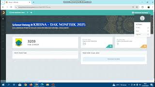 Apabila Susah Login dari Menu DAK Fisik ke DAK Non Fisik pada Aplikasi Khrisna 2025 [upl. by Kung]