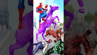 SpiderMan looks to the future Fake Venom Horse gta gtav spiderman marvel homemaranha [upl. by Dorree]