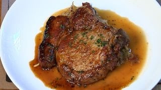 How to Make a SlowRoasted Pork Chop [upl. by Ahsikan]