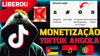 Como Monetizar no TikTok em Angola Sem Precisar de VPN [upl. by Strickman]