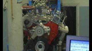 350 SBC 292 Turbos Heads Dyno Oct 09 [upl. by Baiss662]