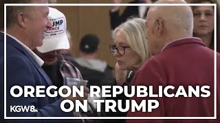 Oregon Republicans react to presidential election results [upl. by Econah]