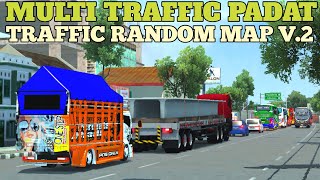 KODENAME MULTI TRAFFIC RANDOM MAP amp SKIN TRAFFIC BUSSID V403 [upl. by Yong]