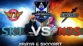 WCS  SKT1 vs Najin Sword  Game 5  Demi Finale  Skyyart amp Jiraya Vidéo FR [upl. by Langer]