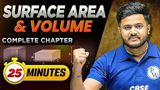 Surface Area amp Volume Full Chapter Quick Revision In 25 Mins  Class 9 Snapshot By Deepak sir [upl. by Standice]