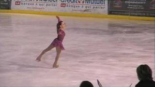 Sarah Ribeiro championnat de patinage artistique France junior [upl. by Ekaj]