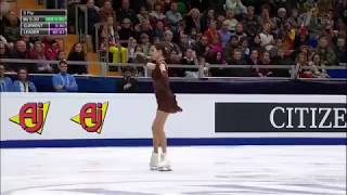 Evgenia Medvedeva 2018 FS Europeans British Commentator FLOP [upl. by Airbas]