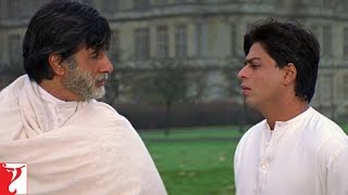 Mohabbat Ki Taaqat  Dialogue  Mohabbatein  Amitabh Bachchan Shah Rukh Khan  Aditya Chopra [upl. by Krishnah317]