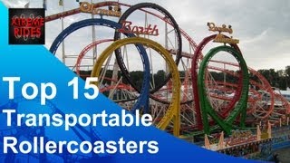 TOP 15 Transportabele Rollercoasters [upl. by Nosam]