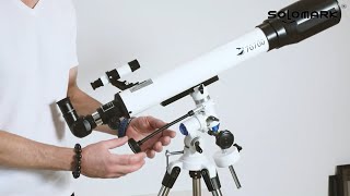 How To Install SOLOMARK Professional Astronomy Refractor Telescope [upl. by Kletter]