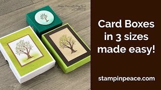 EasytoMake Card Boxes in 3 sizes [upl. by Gayleen]