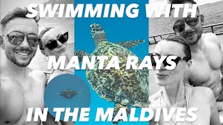 MALDIVES VLOG 4  MANTA RAYS IN MALDIVES  SUNRISE YOGA [upl. by Coffeng]