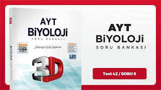 AYT Biyoloji Soru Bankası Bölüm 01 Test 42 Soru Çözümleri  Okan Kaan Binzat [upl. by Eisse]