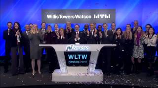 Willis Towers Watson NasdaqWLTW  Rings the Nasdaq Opening Bell [upl. by Attelrak151]