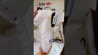 Jordan Jumpman MVP Yellow unboxing shorts youtubeshorts nike sneakers basketball mvp [upl. by Karub547]