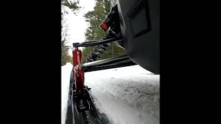 🛷2024 SKIDOO MXZ XRS 850 ETEC GEN5 129 TRACK  SUSPENSION AND SMARTSHOX DEMO RIDE  RAW VIDEO [upl. by Einnil]