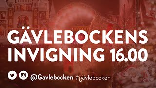 Livesändning av Gävlebockens invigning 27 nov 2022 [upl. by Amador]