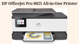 How to Fix Scan issues in HP OfficeJet Pro 8025 AllinOne Printer [upl. by Mccandless]