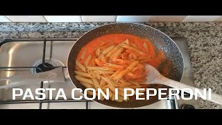 Ricetta facile Pasta con crema di pomodoro e peperoni  Fatto in casa [upl. by Ativet982]