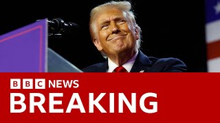 US election Donald Trump declares victory  BBC News [upl. by Beichner]