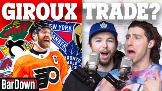 WHO WILL TRADE FOR CLAUDE GIROUX  BARDOWN PODCAST [upl. by Beitch]